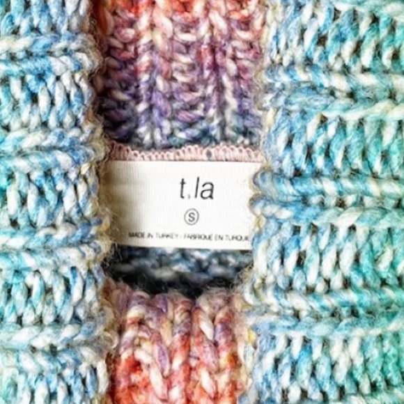 Anthropologie T.la Rainbow Sweater - Picture 4 of 8